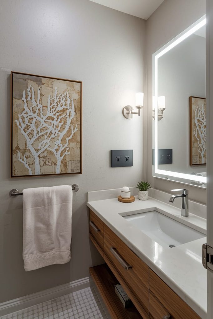 Emphasize Vertical Decor and Tall Elements