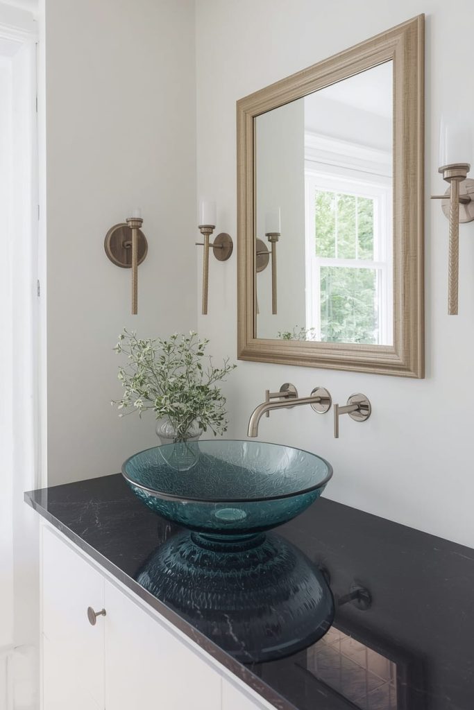 Glass Bathroom Sink for a Contemporary Touch