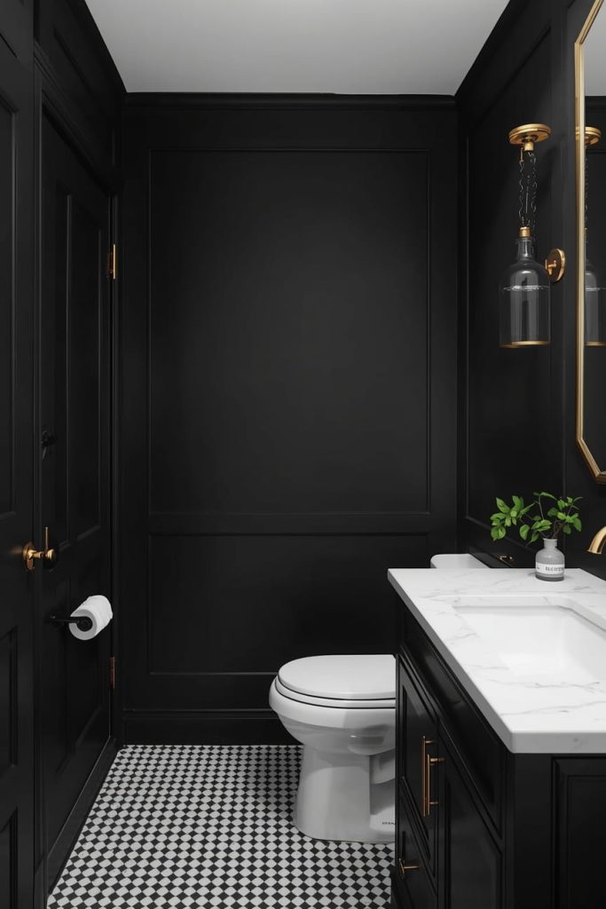 Gothic Bathroom Decor for a Bold Statement