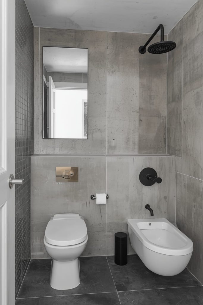 Gray Marble Bathroom for Luxury Appeal