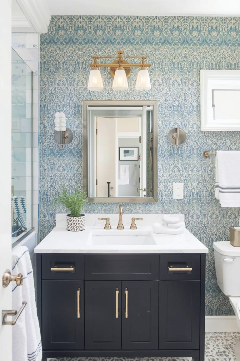 Layered Bathroom Lighting Ambient Task, and Accent Lighting