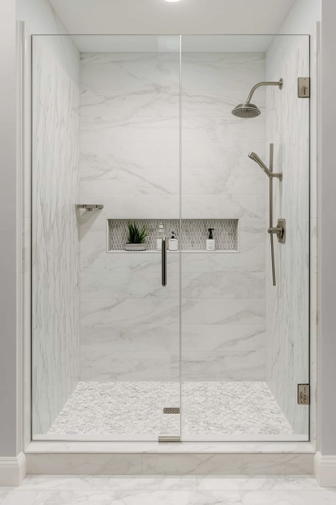 Luxury Shower Design with Steam & Body Sprays