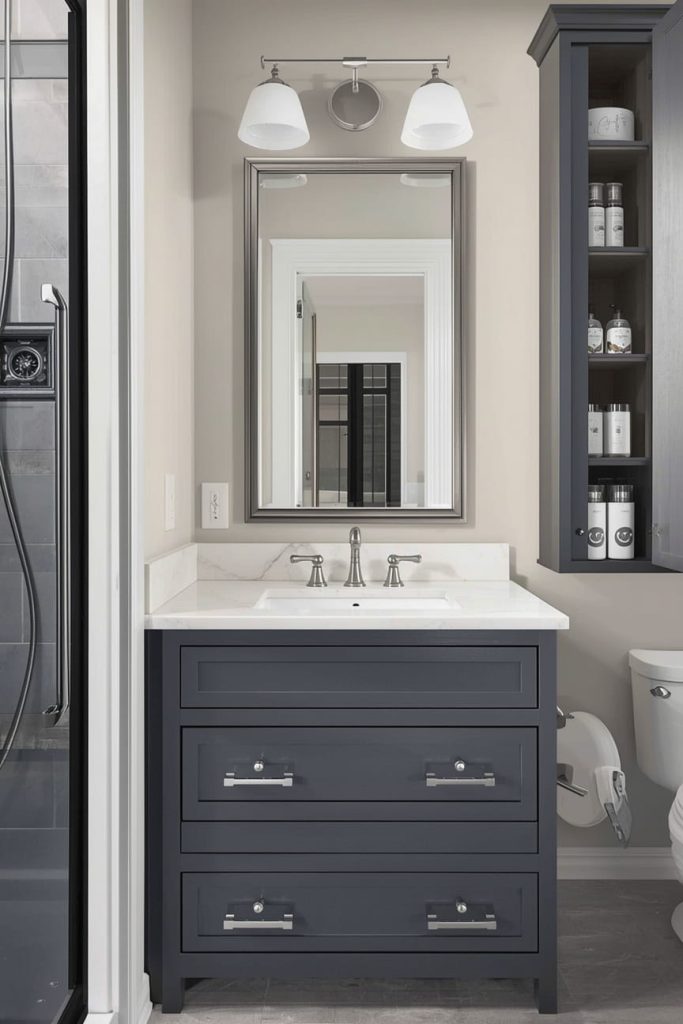 Master Bathroom Design Ideas with Double Vanity
