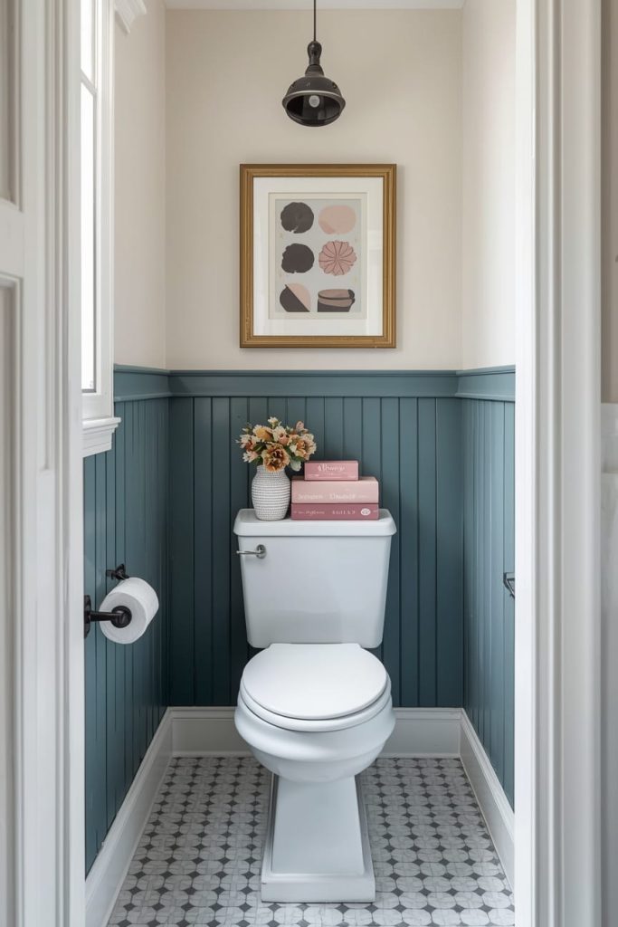 Modern Half Bathroom Design