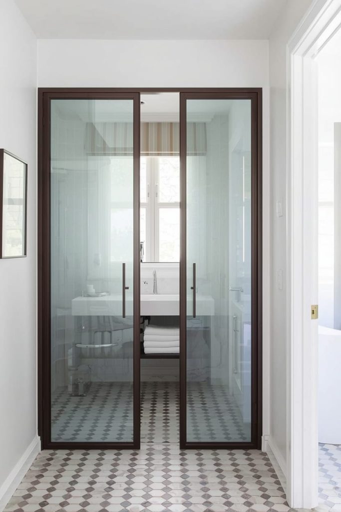 Sliding Bathroom Door Ideas for Small Spaces