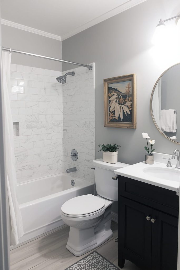 Small Bathroom Tub and Shower Combo for Maximum Function