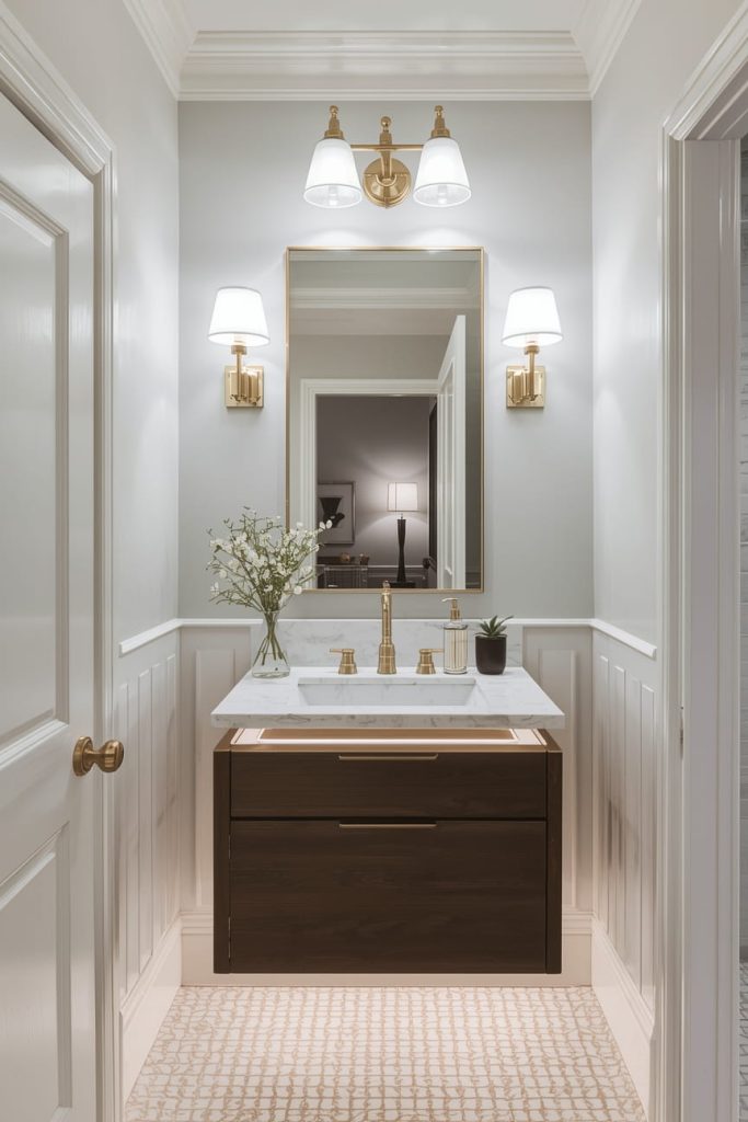  Small Half Bathroom Vanity Ideas