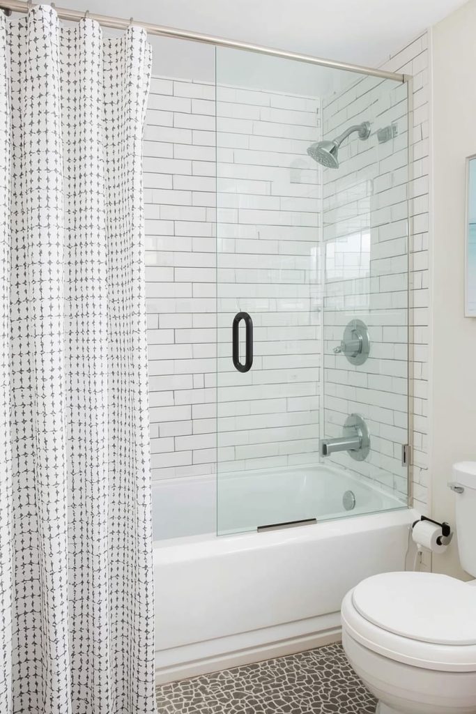 Space Saving Bathtub Ideas with Built-In Storage