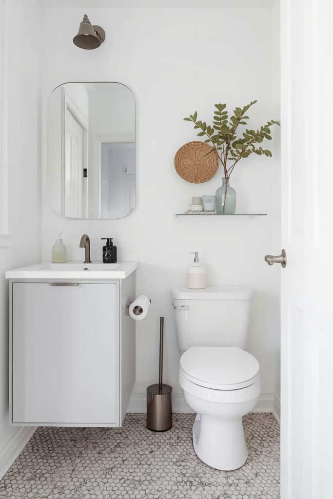 Space-Saving Half Bathroom Ideas