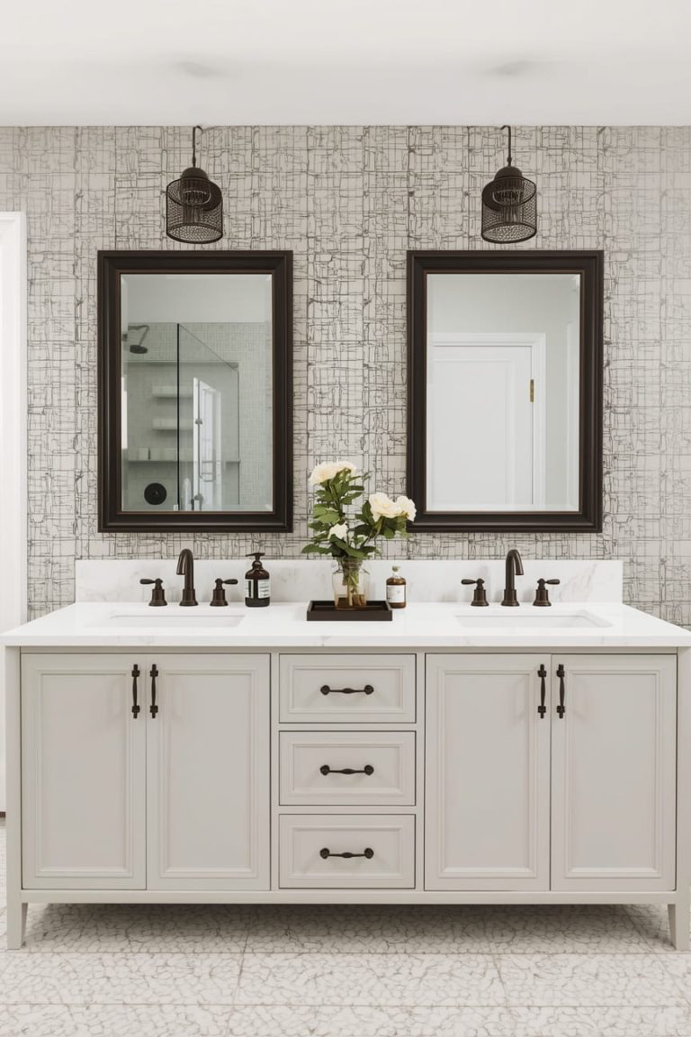 U-Shaped Bathroom Layout for Spacious Luxury