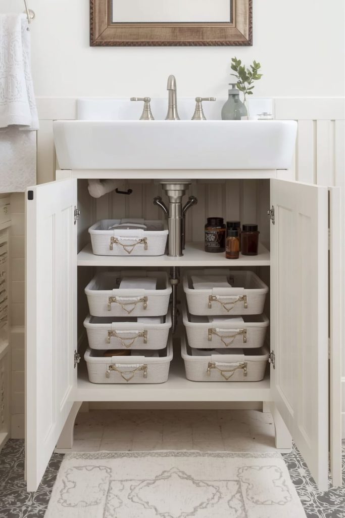 Vertical Storage Ideas for Small Bathrooms