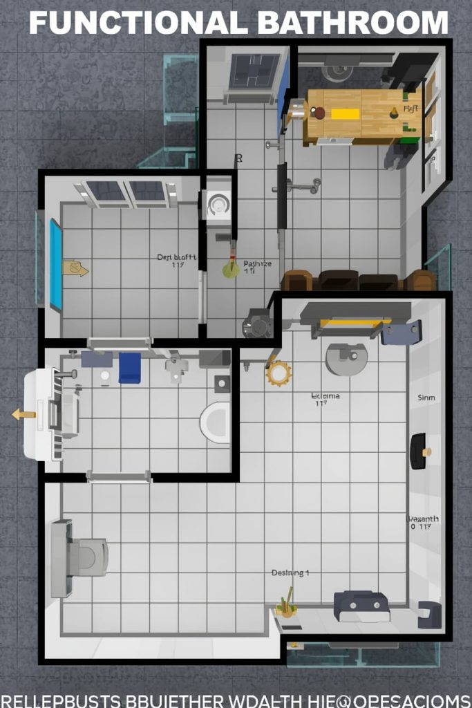 Aesthetic Bloxburg Half Bathroom with Soft Glow Lighting