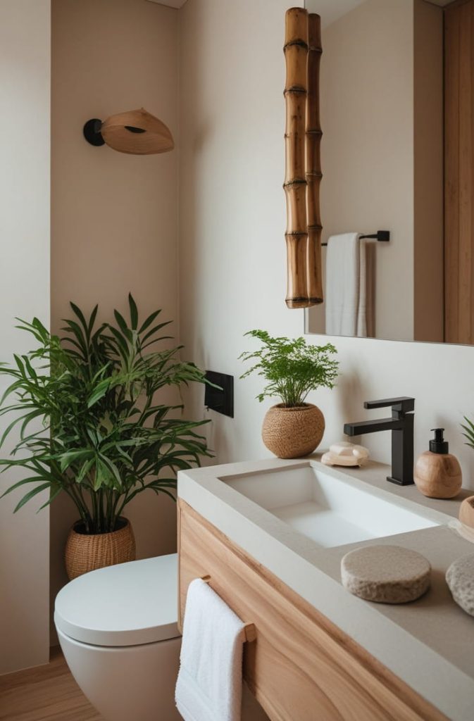 Floating Vanity for Open Space