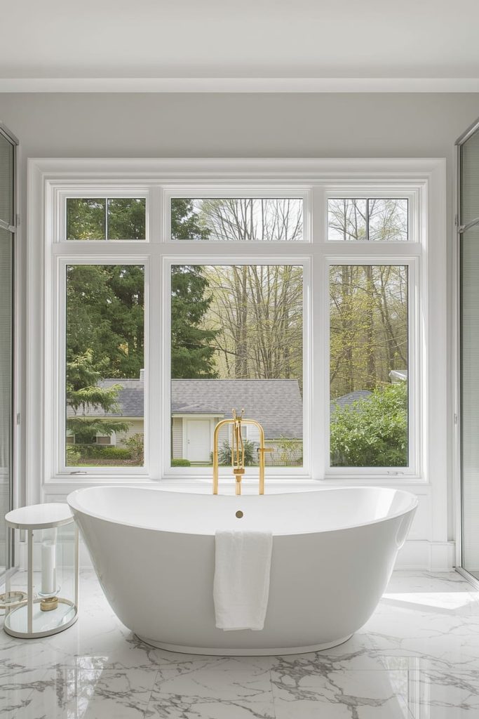 Large Picture Windows for Connection to Nature