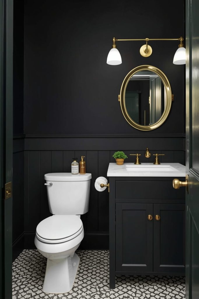 Minimalist Guest Powder Room Design for a Clean Look