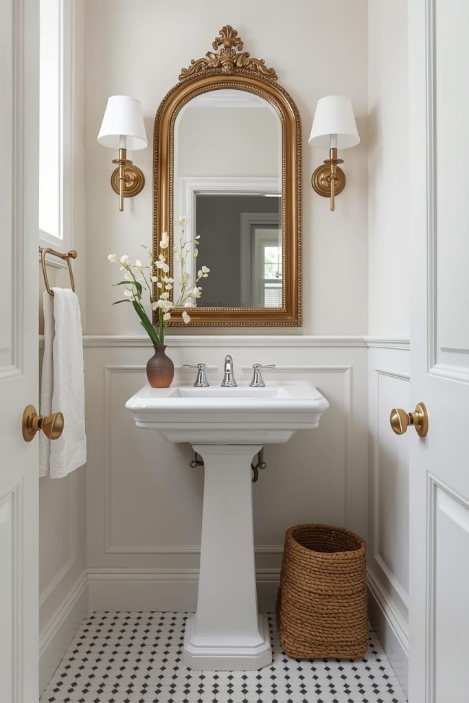 Ornate Mirror Focal Point