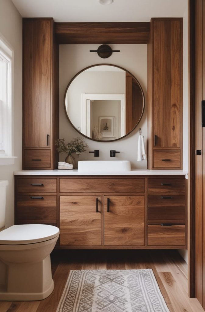 Painted Bathroom Cabinets for Customization