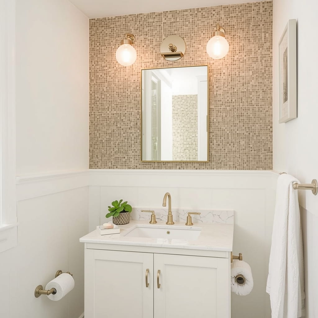 Affordable Powder Room Accessories Upgrade