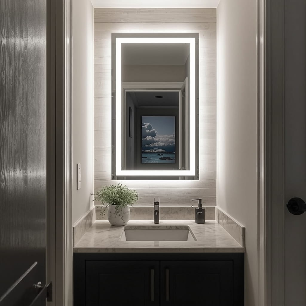 13 Powder Room Mirror Ideas to Transform Small Spaces