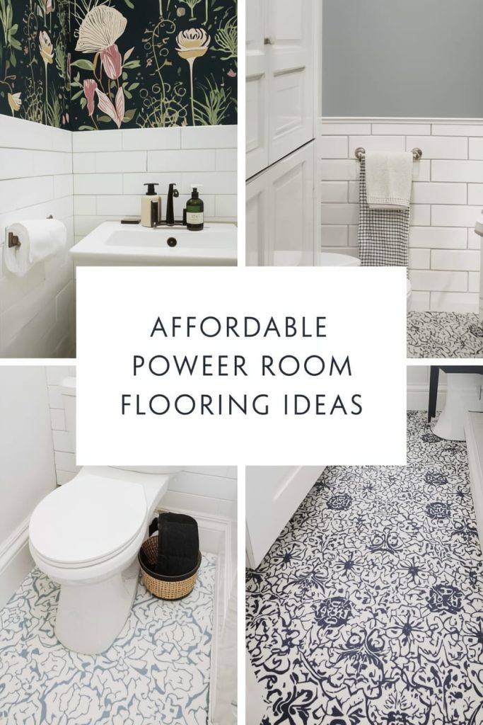 Budget Powder Room Makeover with Fresh Paint