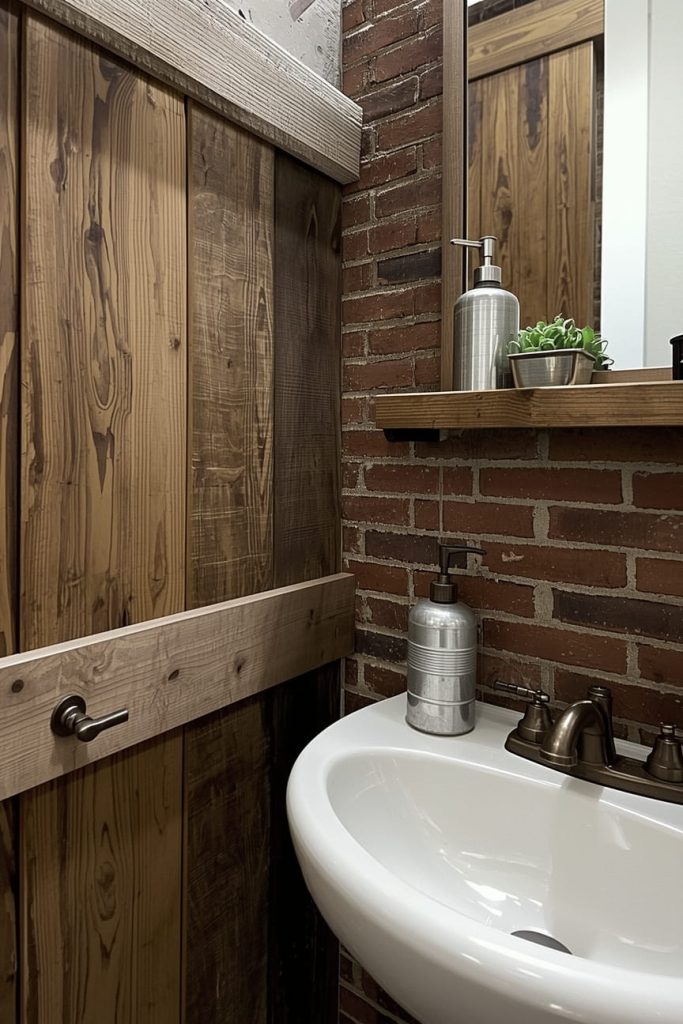 Exposed Pipe Shelving for Storage and Style