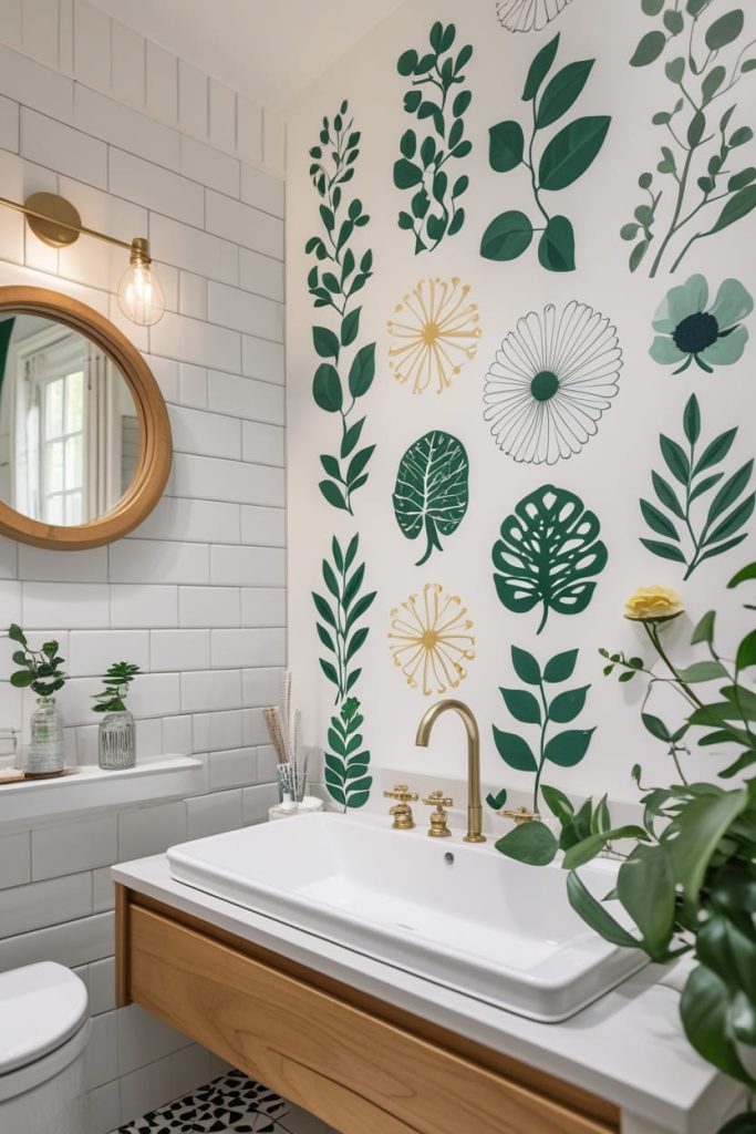 Floating Shelves with Decorative Items