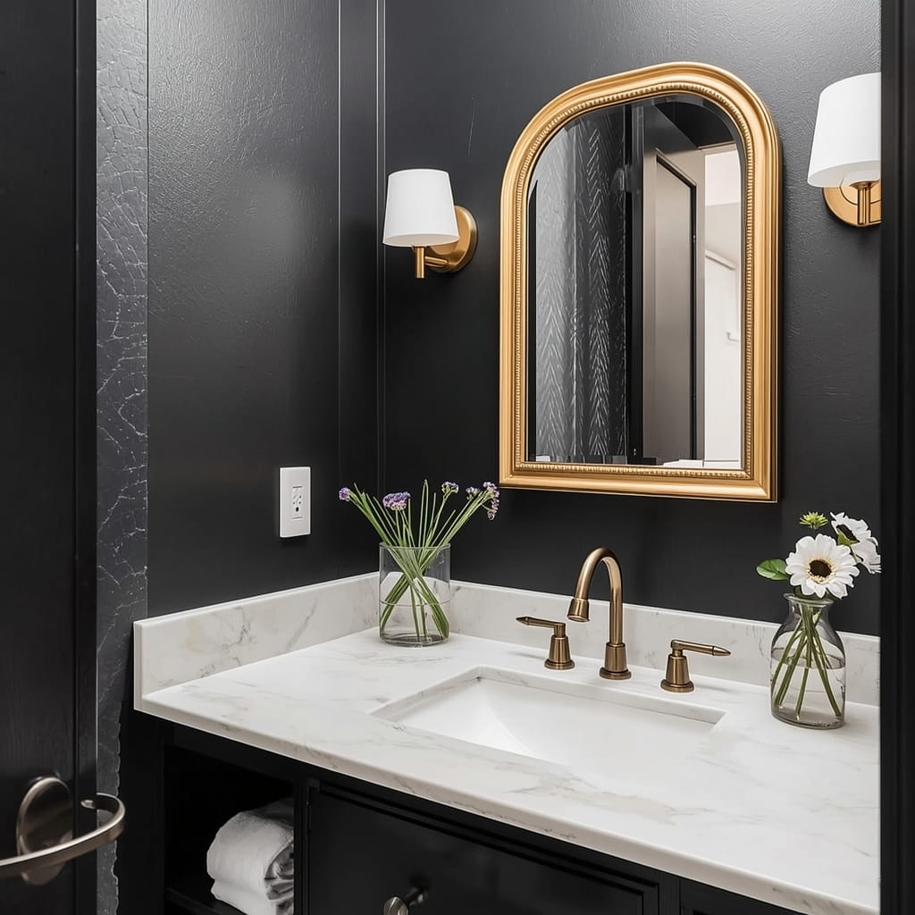 13 Powder Room Mirror Ideas to Transform Small Spaces