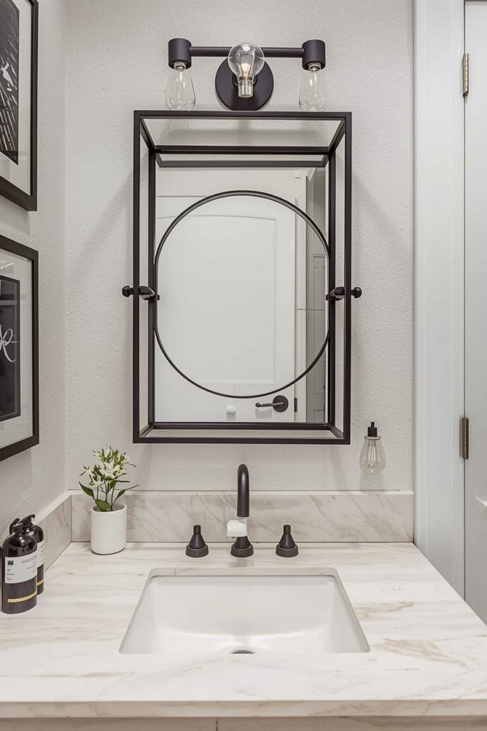 Matte Black Fixtures for a Bold Statement