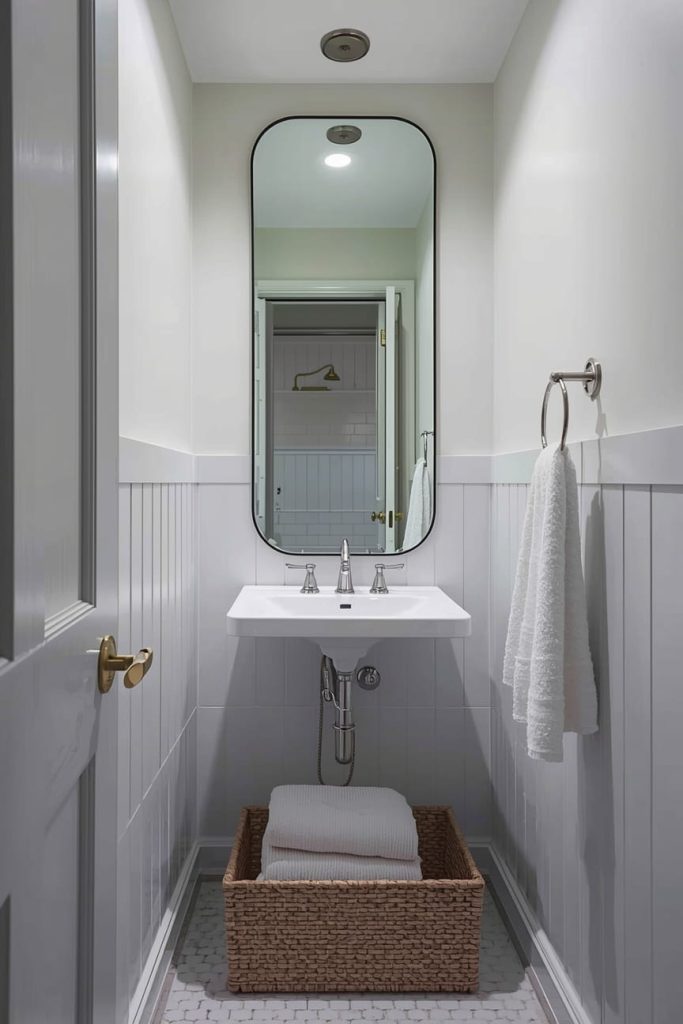 Minimalist Guest Powder Room Ideas for a Clean Look