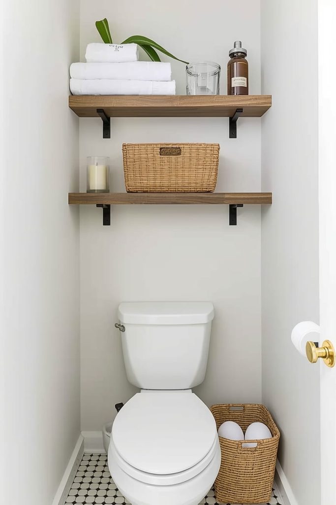 Multi-Functional Furniture for Compact Bathroom Storage