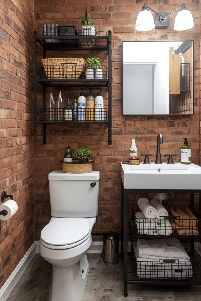 Reclaimed Wood Vanity for Rustic Industrial Vibes