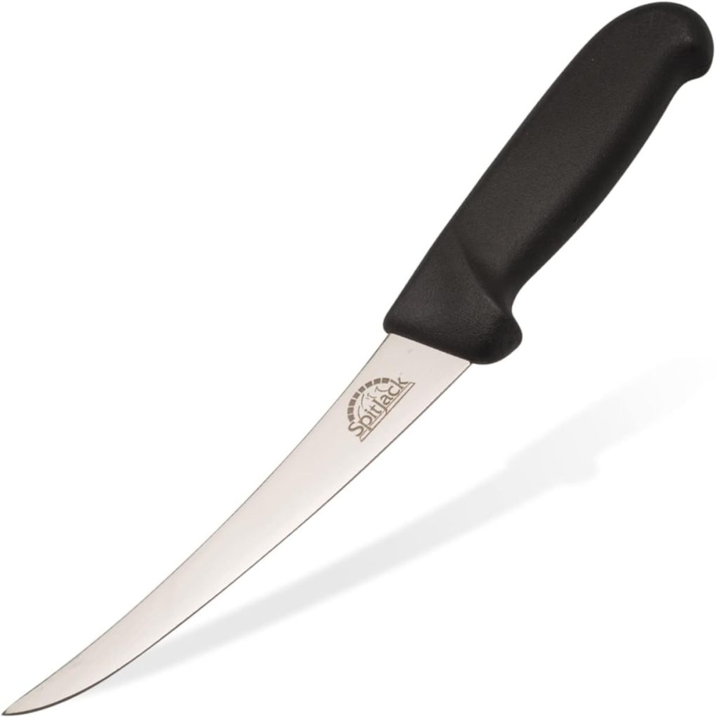SPITJACK BBQ 6" Curved Boning Knife — The Go-To Knife for BBQ Pitmasters