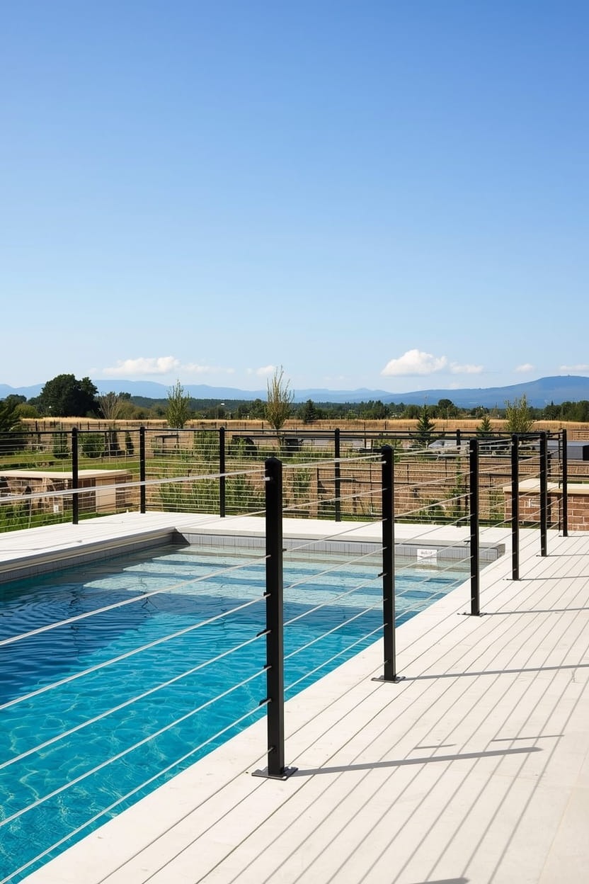 9 Pool Deck Railing Ideas for Safety & Style