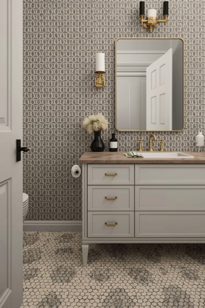 Beige Subway Tiles for a Timeless Neutral Bathroom