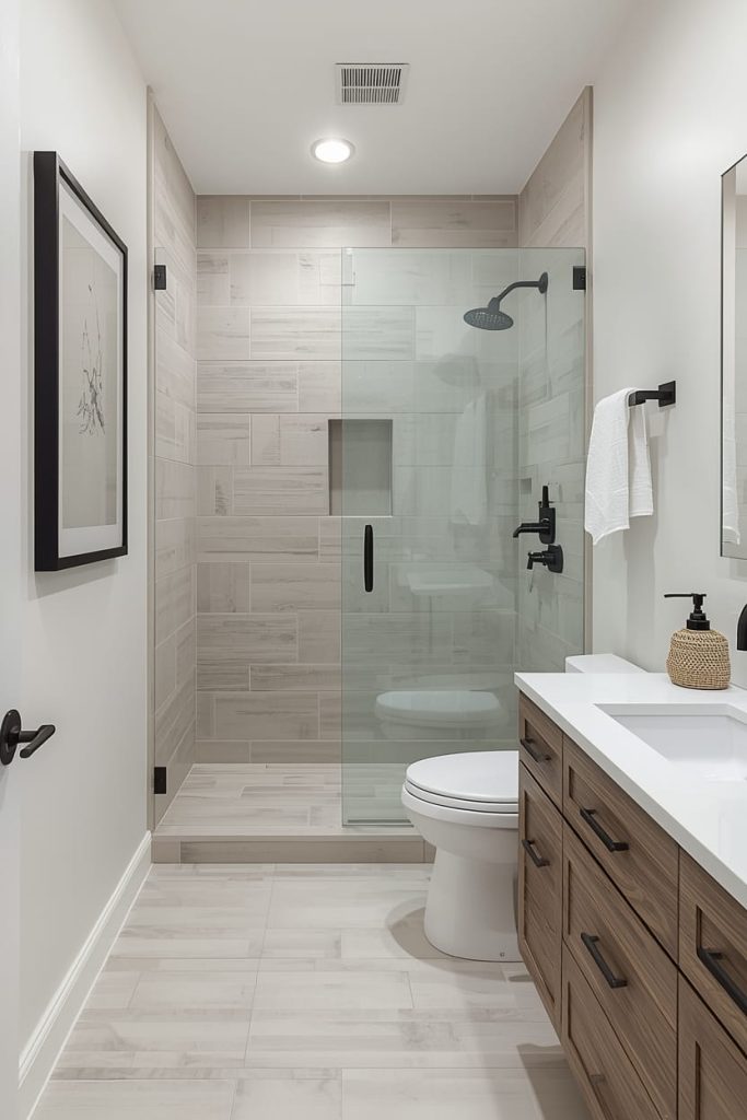 Black and White Bathroom Tile Combinations (Classic Bathroom Tile Ideas)