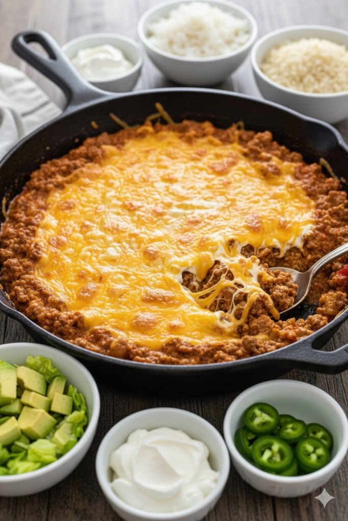 Cheesy Taco Skillet