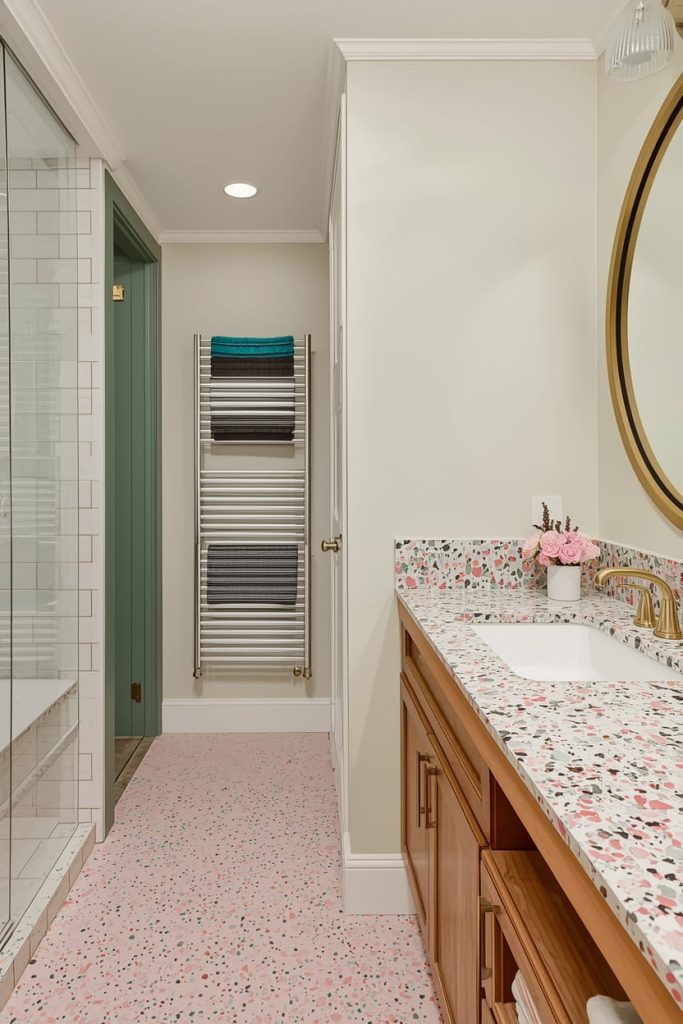 Colorful Terrazzo Bathroom Ideas