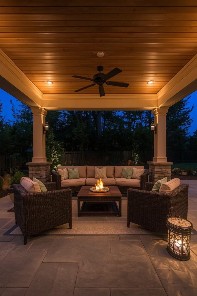 Covered Patio Lighting Ideas for a Warm Outdoor Living Space