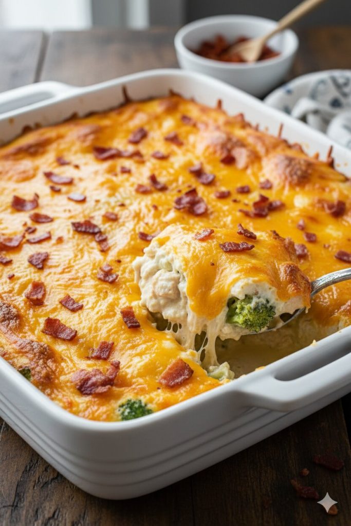 Keto Broccoli Chicken Casserole