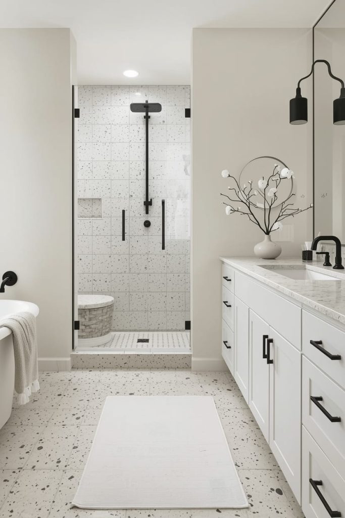Neutral Wood Look Tiles for Warmth