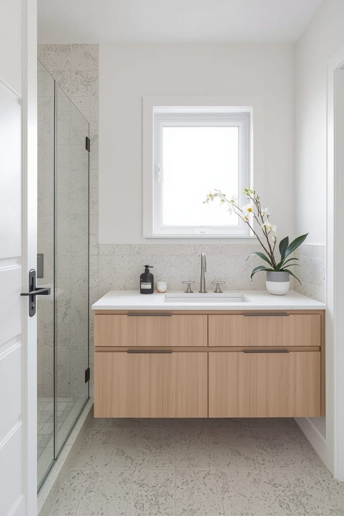 Scandinavian Terrazzo Bathroom Inspiration
