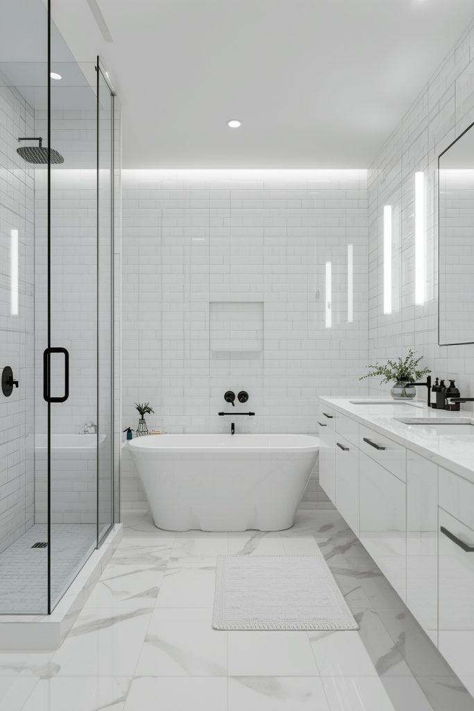  Small White Tile Bathroom Ideas for Compact Spaces