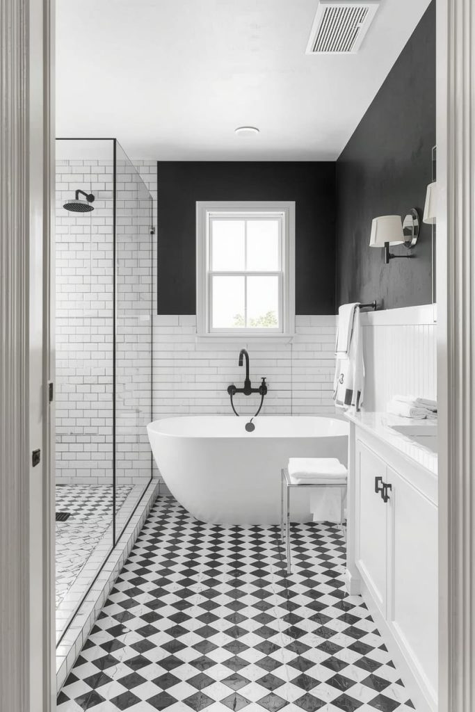 Spa-Like Master Bathroom Tile Ideas with Neutral Colors