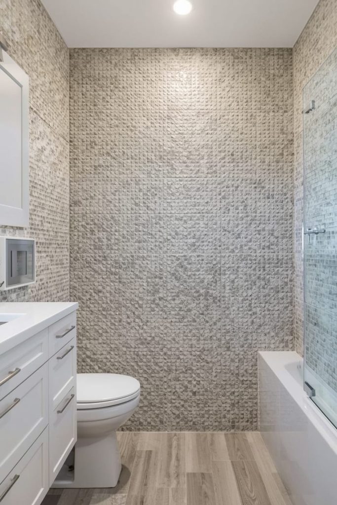 Walk-In Shower Master Bathroom Tile Ideas