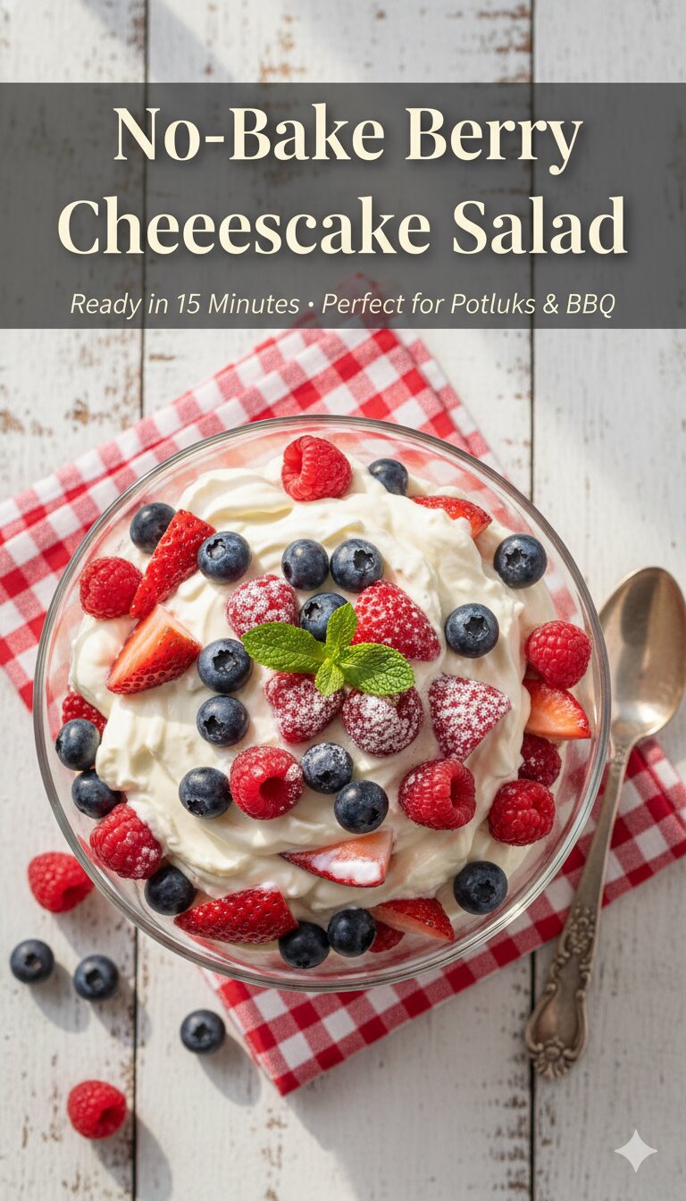 berry cheesecake salad