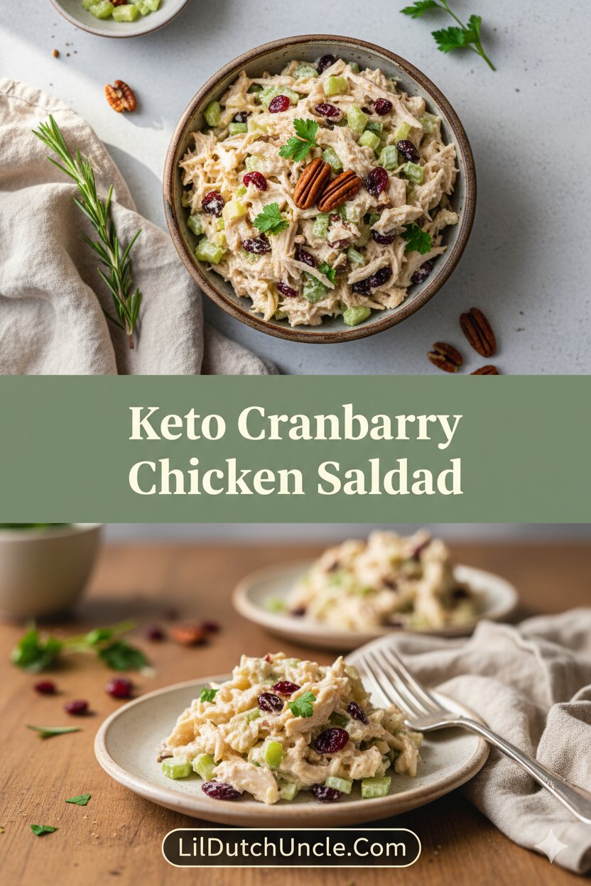 Keto Cranberry Chicken Salad