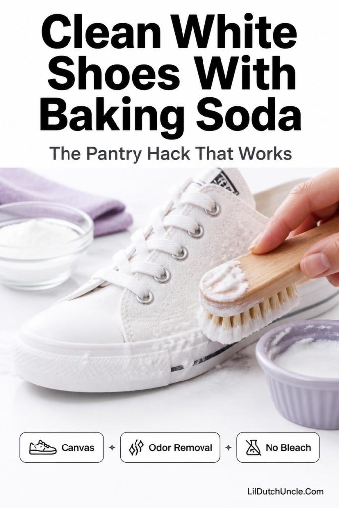 how to clean white shoes with baking soda