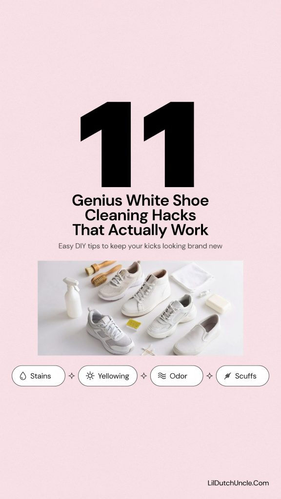 white shoe cleaning hacks